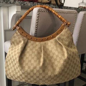 Vintage Gucci bamboo purse